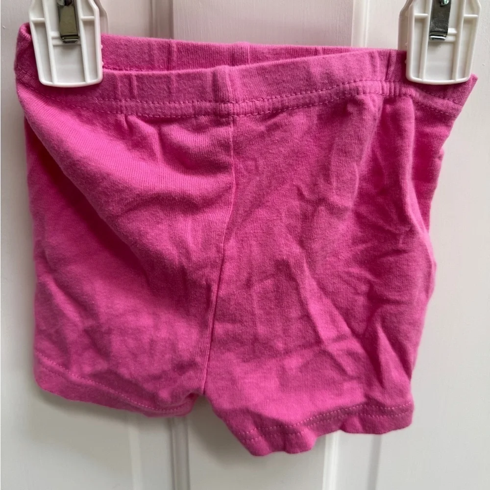 Disney 2T Girls Pink Pajama Bottoms Shorts